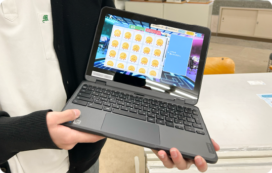 タブドリを使っている子どもたちの声