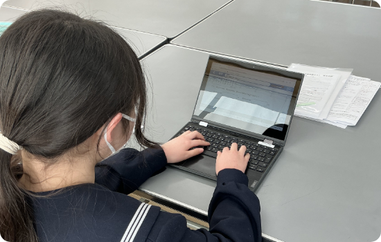 タブドリを使っている子どもたちの声