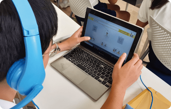 タブドリを使っている子どもたちの声